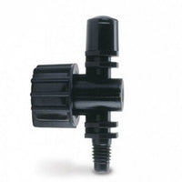 Close-up of Rain Bird X360ADJMST 360-degree adjustable flow mister with 10-32 threaded inlet for micro-spray irrigation