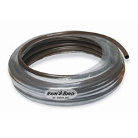 Rain Bird XFD100 100 ft coil of brown XF blank drip tubing, dual-layer polyethylene; flexible, blends with mulch, accepts XF and 17mm insert fittings.