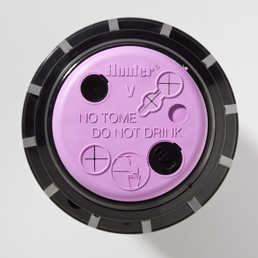 Hunter I-40-04-SS-R 4 in. Stainless Steel Rotor with Check Valve and Purple Reclaimed Cap