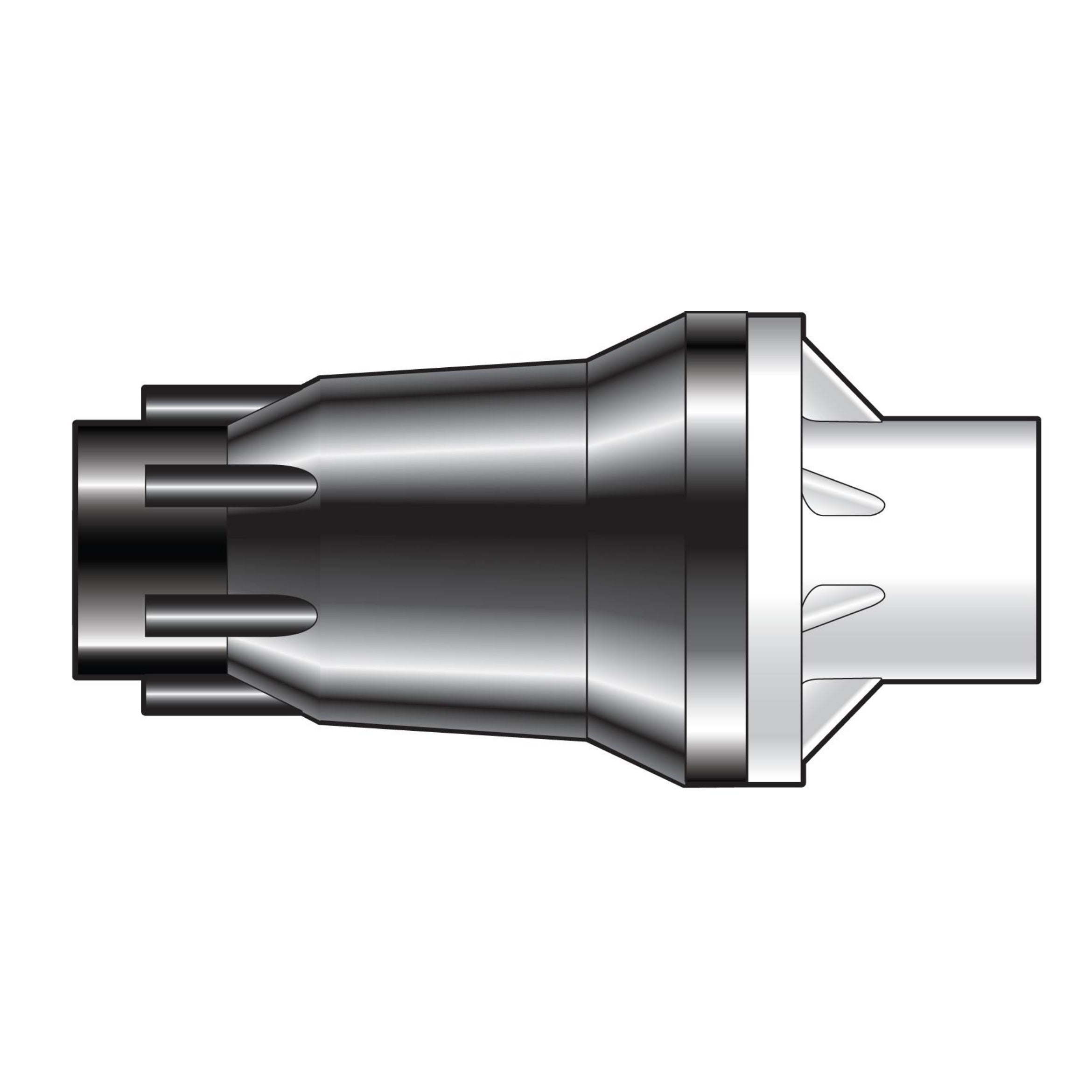 Hunter PMR-40-MF 1-inch medium-flow pressure regulator preset to 40 PSI, 1" female NPT inlet and outlet on white bg