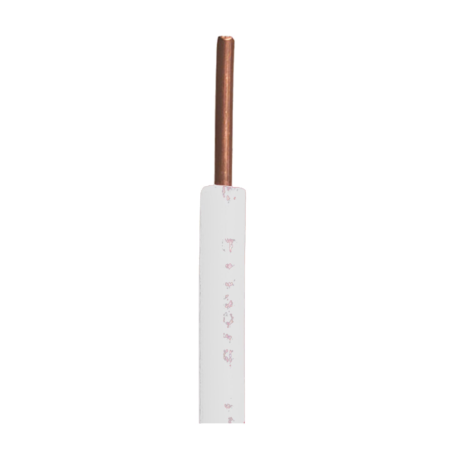Coiled Paige 14 AWG single-conductor irrigation wire, 500 ft, white jacket and product label visible; suitable for underground valve and decoder wiring.